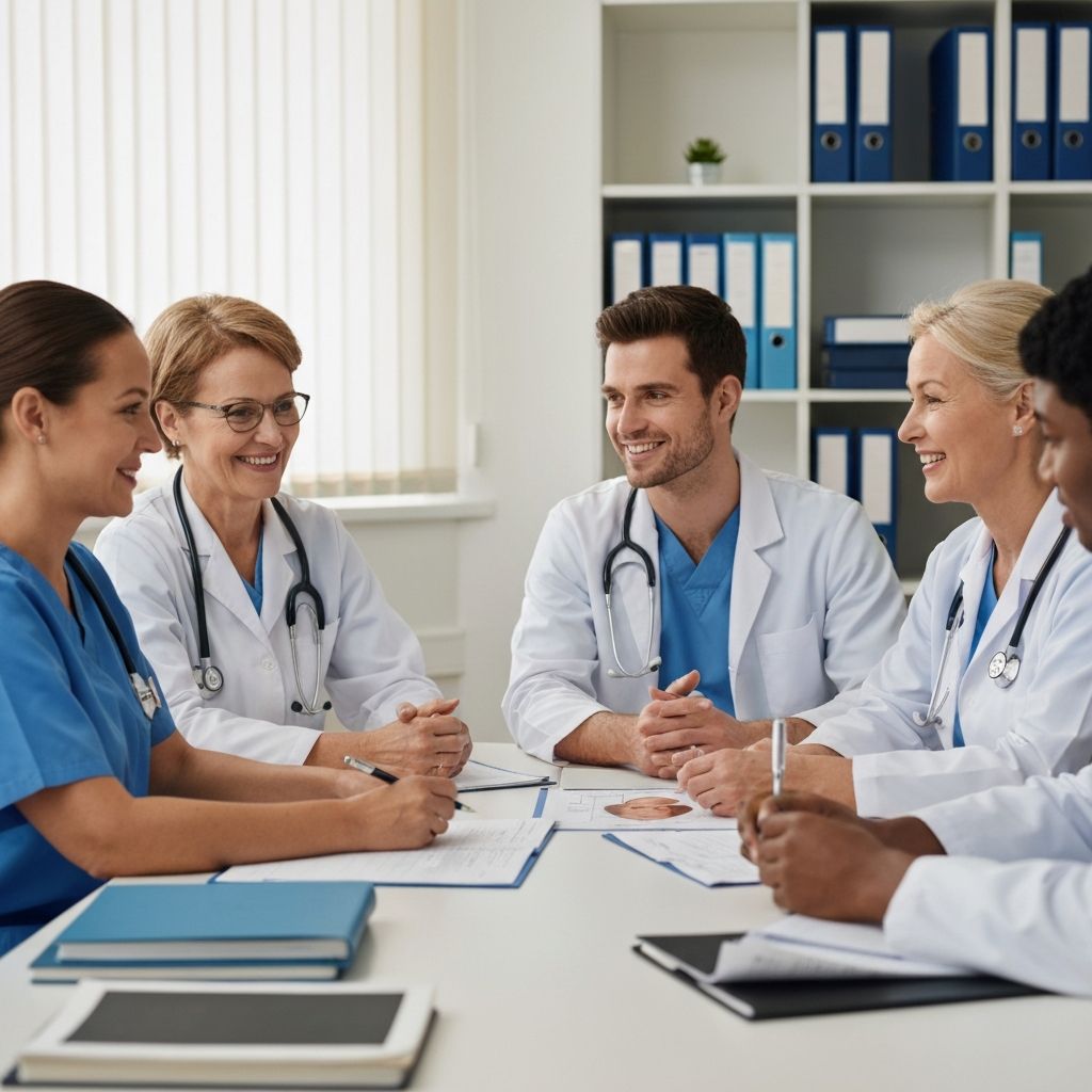 Professional healthcare team